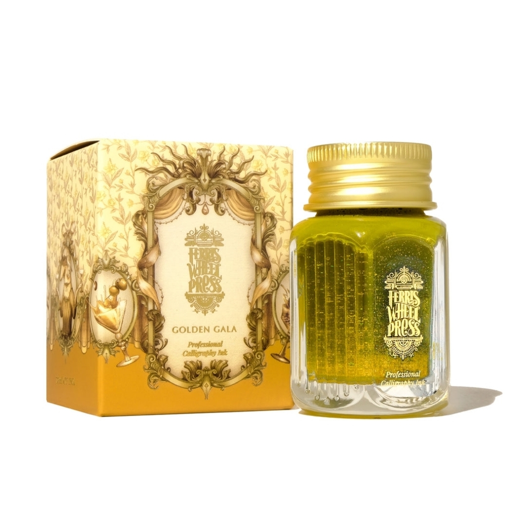 ⭐NIB! FWP | Golden Gala 28ml Calligraphy Ink - Picture 2 of 4